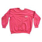 Vintage 80s Nike Air raglan sweatshirt Pink Large oversewn swoosh