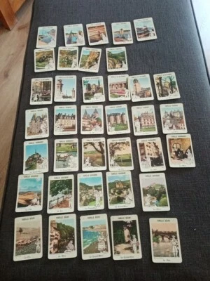  Ancien jeu sept 7 familles régions france 1950 Cartes à jouer/rare - Photo 1/4