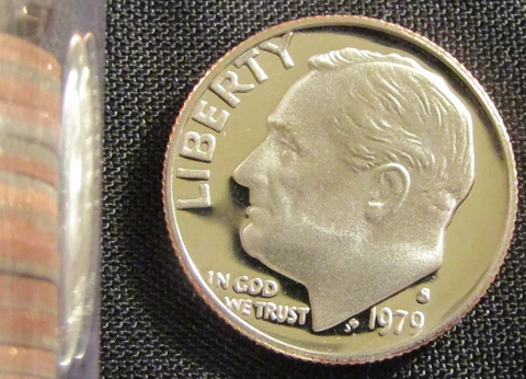 1979-S San Francisco Mint Roosevelt Dime Proof Cover