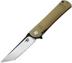 Bestech Knives Kendo G10 Linerlock Knife Beige Bg06c-2