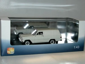 GLM 110101 1962 Kaiser Jeep pannello consegna furgone bianco modellino auto resina 1:43 IMBALLO ORIGINALE - Foto 1 di 3