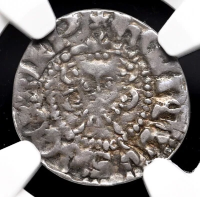INGLATERRA. Enrique III. 1216-1272. Centavo de plata, S-1362A, Nicole on London, NGC XF45 Foto 1 de 4