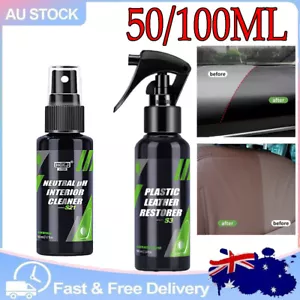 Car plastic leather restorer polish coating for interior/exterior cleaner agent - Picture 1 of 14