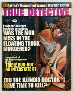 True Detective Magazine, September 1968, Vintage True Crime Stories, Pulp - Picture 1 of 4