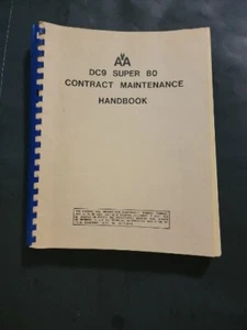AMERICAN AIRLINES DC9 SUPER 8 MAINTENANCE HANDBOOK - Picture 1 of 15
