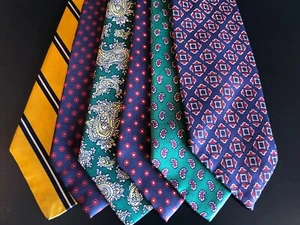 Cravatta da uomo vintage Paul Stuart - a scelta da drop down - Foto 1 di 43