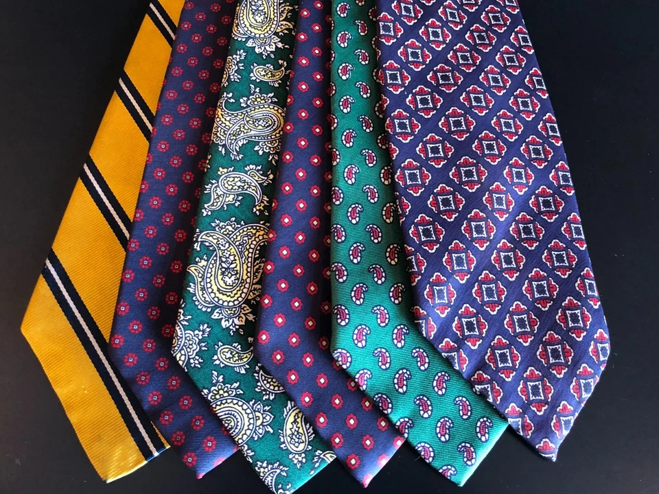 Corbata vintage Paul Stuart para hombre - Elige en desplegable Foto 1 de 1