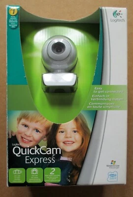QuickCam Express - Logitech - Videocamera Vintage 2006 funzionante 352x288 video - Immagine 1 di 4