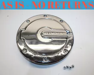 2003 - 2007 HUMMER H2 FUEL DOOR CHROME *SOME DAMAGE* OEM - Foto 1 di 7