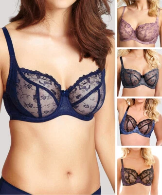 Panache Lois Balconette Bra 9591 Underwired Balcony Non Padded Bra Lingerie - image 1 of 4