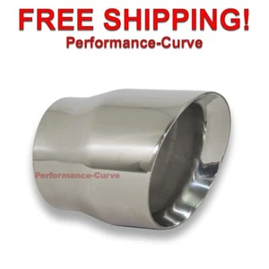 Diesel Race Stainless Steel Exhaust Tip DW Angle- 4" In - 5" Out - 6" Long - Picture 1 of 2