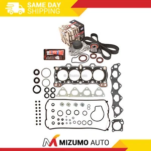 Head Gasket Set Timing Belt Kit Water Pump Fit 88-89 Acura Integra DOHC D16A1 - Picture 1 of 11