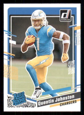 2023 Donruss #353 Quentin Johnston RR RC - Image 1 of 2
