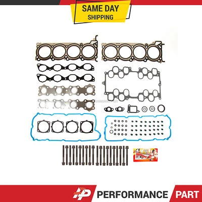 Juego de juntas de culata pernos de culata aptos 00-06 Infiniti FX45 M45 Q45 4,5 L DOHC Foto 1 de 4