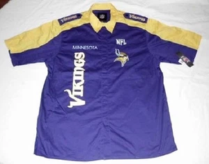 Camisa Minnesota Vikings Endzone 2XL Estilo Pit Crew Logotipos Especiales de la NFL - Imagen 1 de 3