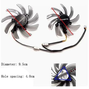 Grafikkarte Lüfter T129215SM/PLD10010S12H für Gigabyte GTX650 660ti Ersatzteile - Bild 1 von 8