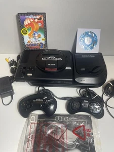 Sega CD Model 2 II Console Genesis High Def Bundle Consoles w Controller - Works - Picture 1 of 12