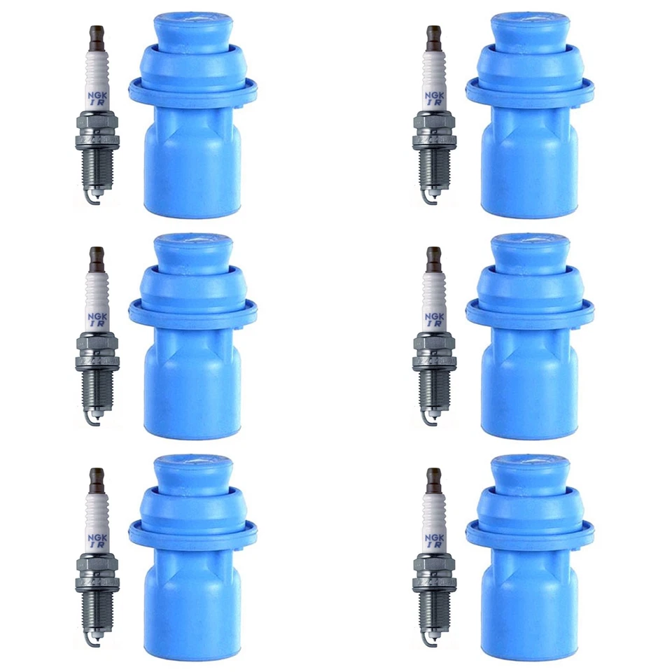 Kit de 6 bujías láser de iridio NGK y botas de bobina Denso para Lexus SC300 3,0 L L L6 Foto 1 de 1