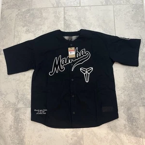 Nike Kobe Bryant Baseball Jersey Black Mamba Number 24 Mens L Black IB0007-010 - Picture 1 of 18