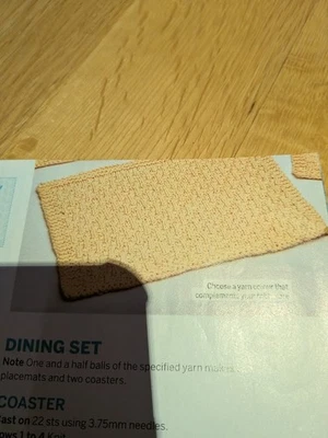 Dining Set Knitting Pattern. - Image 1 of 2