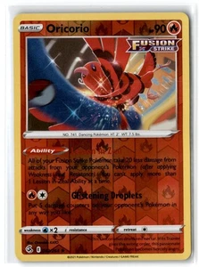 2021 Sword & Shield - Fusion Strike Oricorio #42 Basic/Rare Reverse Holo - Imagen 1 de 2