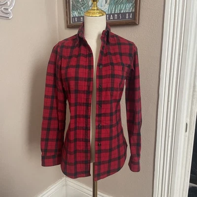 Camisa Filson De Colección Buffalo Cuadros Franela Abotonada XS Foto 1 de 4
