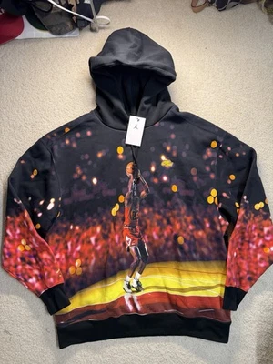 NWT Nike Air Jordan Jumpman Hoodie Black DC9610-010 Men’s Size 3XL Fleece - Image 1 of 4