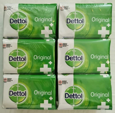 Jabón Antibacteriano Dettol Original, 3.5 Onzas/100 gr (Pack de 6) Foto 1 de 4