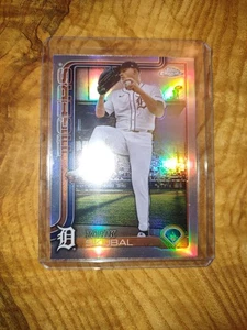 2025 Topps cromo Tarik Skubal variación de imagen refractor Detroit Tigers - Imagen 1 de 2