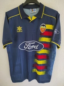 VALENCIA CF 1996-1997 away Ford camiseta shirt trikot maillot M - Picture 1 of 6