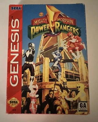 Mighty Morphin Power Rangers (Sega Genesis, 1994) In Original Box - No Manual - Image 1 of 4