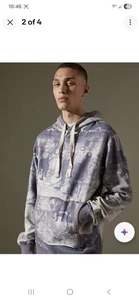 NWT BDG Urban Outfitters Western Horse Hoodie Denim Blue Size Large MSRP $59 - Picture 1 of 6