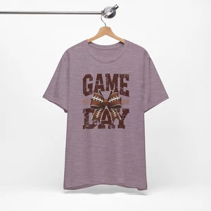 Game Day Football Tee, Unisex Sports Shirt, Casual Tee for Gamers, [...] - Picture 1 of 17