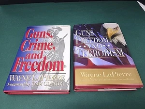 GUNS, CRIME, AND FREEDOM, Terrorism SIGNED by Wayne LaPierre  2 BOOKS - Picture 1 of 9