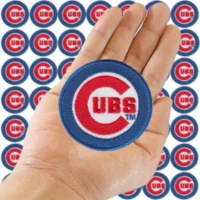 Wholesale Chicago Cubs Baseball Logo Size 2.6 in x 2.6 in Sew Iron On Patches - Image 1 of 4
