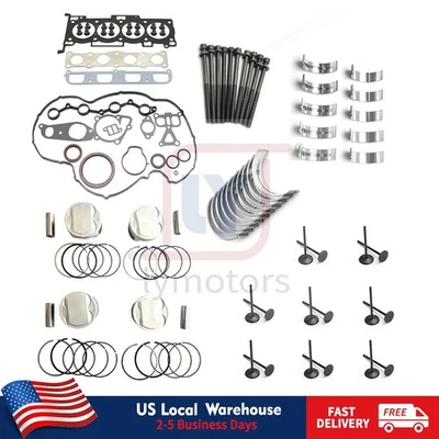 G4KD 2.0L Engine Piston & Rings Set Gasket Bearing Kit Hyundai Tucson KIA Optima - Imagem 1 de 4