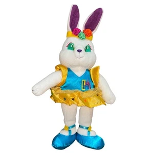 Lisa Frank 10" Ballerina Bunny Iris Plush Bean Bag 1998-GUC - Picture 1 of 6