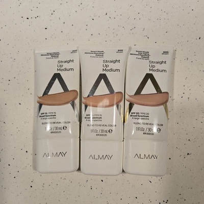 (3) Almay Smart Shade Skintone Matching Makeup Sealed 300 - Straight Up Medium - Image 1 of 4