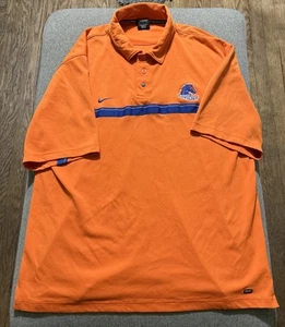 Nike Boise State Broncos Polo Shirt Performance Stretch Dri-Fit Golf Large🔥🔥 - Picture 1 of 7