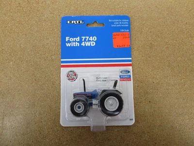 Ford New Holland 7740 MFWD tractor ERTL 1/64 diecast farm toy B14 Z - Image 1 of 4