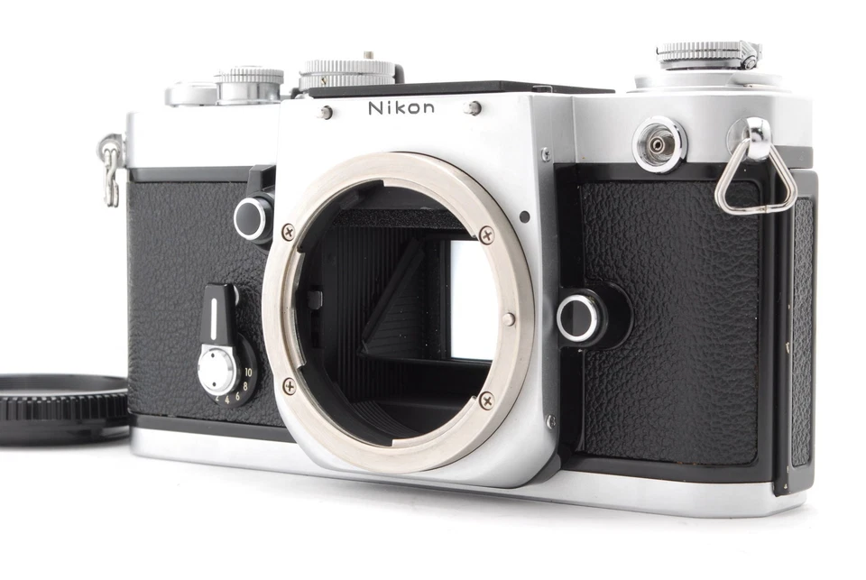 ⏯️ALL Works 【NEAR MINT】 Nikon F2 Silver 35mm SLR Film Camera Body from JAPAN - Image 1 of 4
