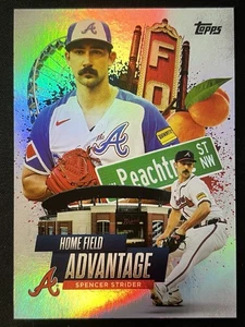2025 Topps Series 2 Spencer Strider Home Field Advantage SP #HA-23 Braves - Picture 1 of 2