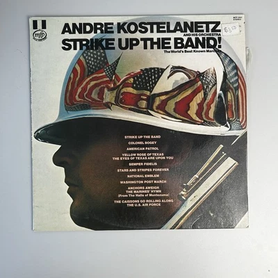 ANDRE KOSTELANETZ STRIKE UP THE BAND! HARMONY RECORDS EXC SHRINK VINYL LP - Image 1 of 3