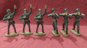 Lot of 6 - Leyla Lot American soldiers - Made in Germany 1950s Post WW2 - Picture 1 of 10