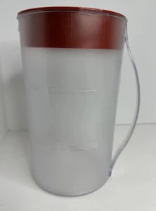 Mr. Coffee Iced Tea Pot Maker TM1 2 Qt Plastic Pitcher W/ Rust Lid - Picture 1 of 3