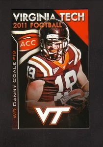Virginia Tech Hokies -- 2011 Football Pocket Spielplan -- Farm Bureau Versicherung - Bild 1 von 2