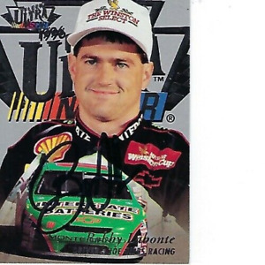 BOBBY LABONTE SIGNED 1996 FLEER ULTRA #31 - NASCAR