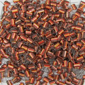 50 Tropical fish capacitor 33nF 39nF 400V 10% Mullard C280 0,033uF 0,039uF - Picture 1 of 4