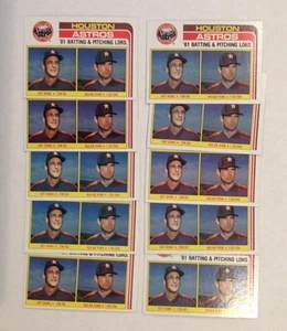 10 Medaillenspiegel Menge - 1982 Topps Team Checklist Nolan Ryan #66 Houston - Bild 1 von 1