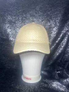 Cappello Berretto Donna Vera Bradley Paglia Elasticizzato (S-M) Orlo Pesce Baseball Beige - Foto 1 di 7